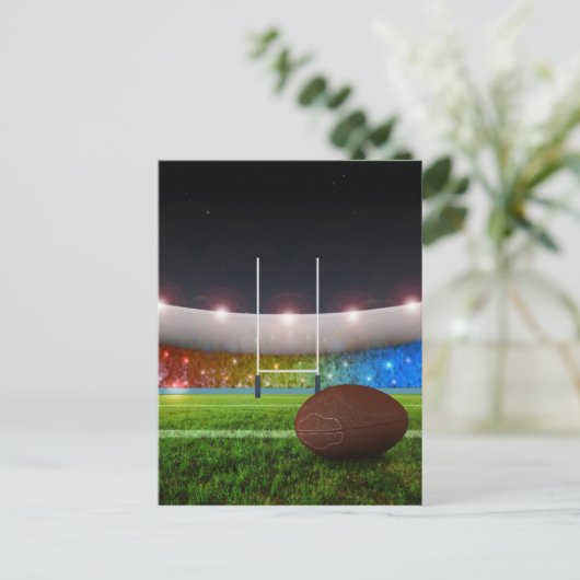 voetbal briefkaart (Staand voorkant)