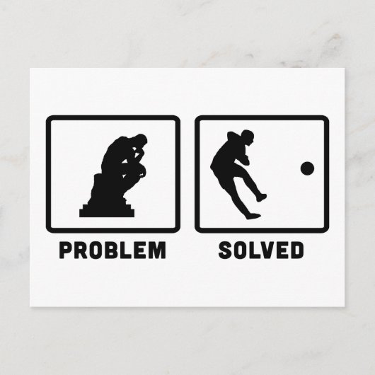 Voetbal Briefkaart (Voorkant)