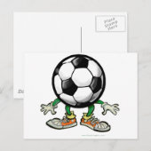 Voetbal Briefkaart (Voorkant / Achterkant)