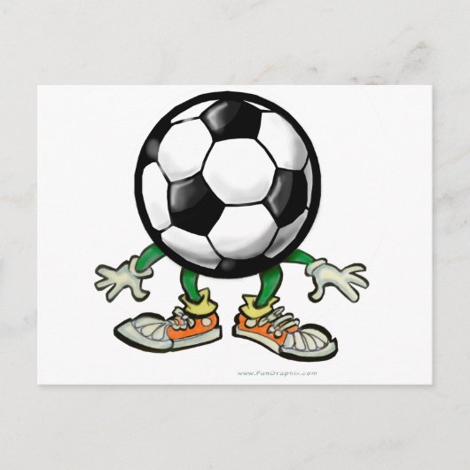 Voetbal Briefkaart (Voorkant)