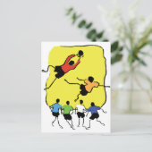 Voetbal Briefkaart (Staand voorkant)