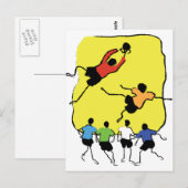 Voetbal Briefkaart (Voorkant / Achterkant)