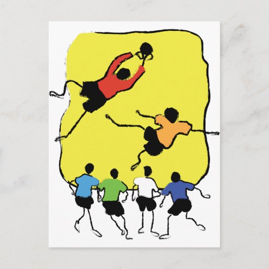 Voetbal Briefkaart (Voorkant)