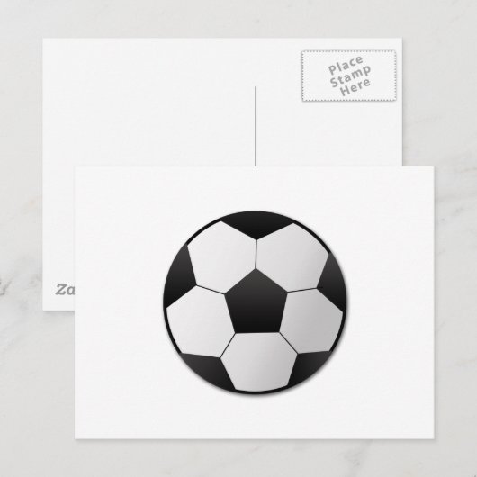 Voetbal Briefkaart (Voorkant / Achterkant)