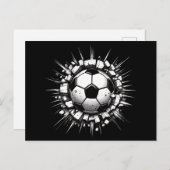 Voetbal Briefkaart (Voorkant / Achterkant)