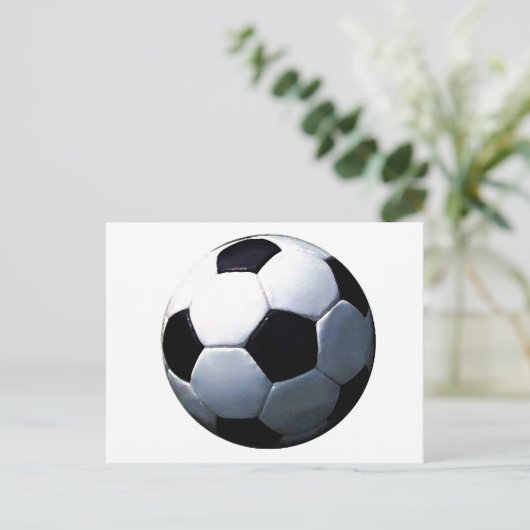 Voetbal Briefkaart (Staand voorkant)