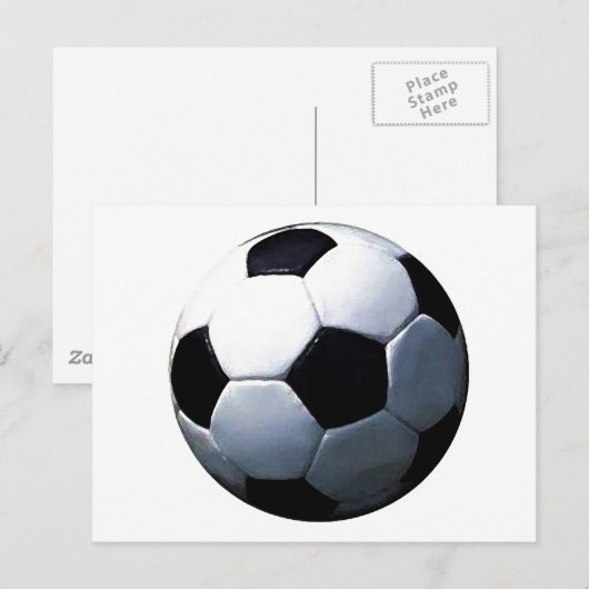 Voetbal Briefkaart (Voorkant / Achterkant)