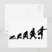 voetbal briefkaart (Voorkant / Achterkant)