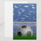 Voetbal Briefpapier (Voorkant / Achterkant)