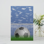 Voetbal Briefpapier (Staand voorkant)