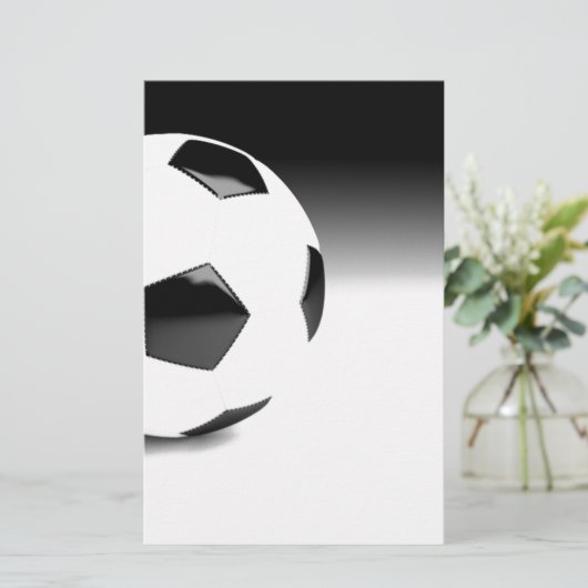 Voetbal Briefpapier (Staand voorkant)