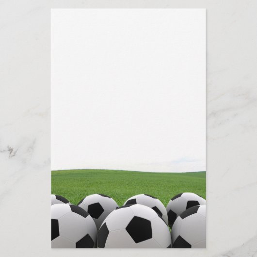 voetbal briefpapier (Voorkant)
