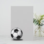 voetbal briefpapier (Staand voorkant)