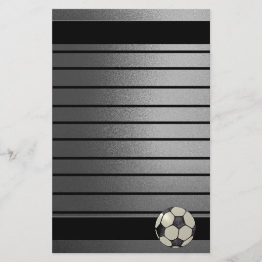 Voetbal Briefpapier-Ontwerp 2 Briefpapier (Voorkant)