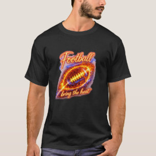 Voetbal Bring the Heat Grafische T-Shirt   Bold Fi