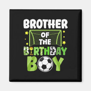 Voetbal Broer Verjaardag Jongen Feest Voetbal Fami Magneet