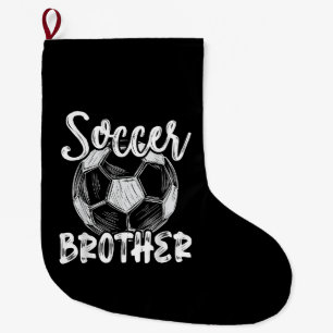 Voetbal Brother Mannen Familie die de Speler Soc v Grote Kerstsok