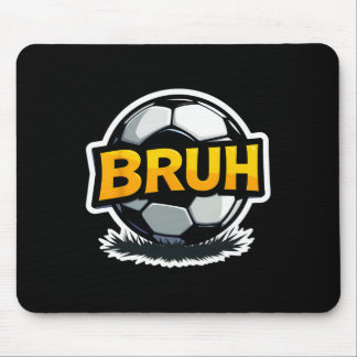 Voetbal Bruh Grappige Tienerjongens Kids Slaang Vo Muismat