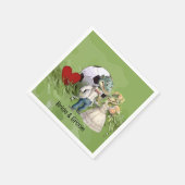 Voetbal bruiloft thema servet (Hoek)