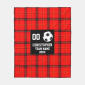 Voetbal Buffalo fotocollage Fleece Deken (Voorkant)