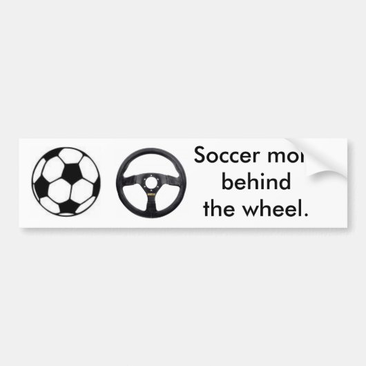 Voetbal Bumpersticker (Voorkant)