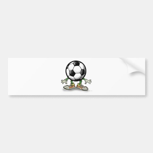 Voetbal Bumpersticker (Voorkant)
