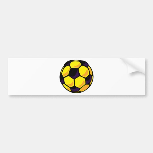 Voetbal Bumpersticker (Voorkant)