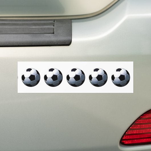 Voetbal Bumpersticker (Op auto)