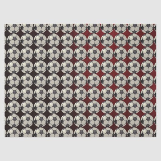 Voetbal / Burgandy Tissuepapier (Voorkant)