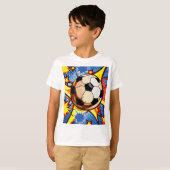 Voetbal Burst T-shirt (Voorkant volledig)