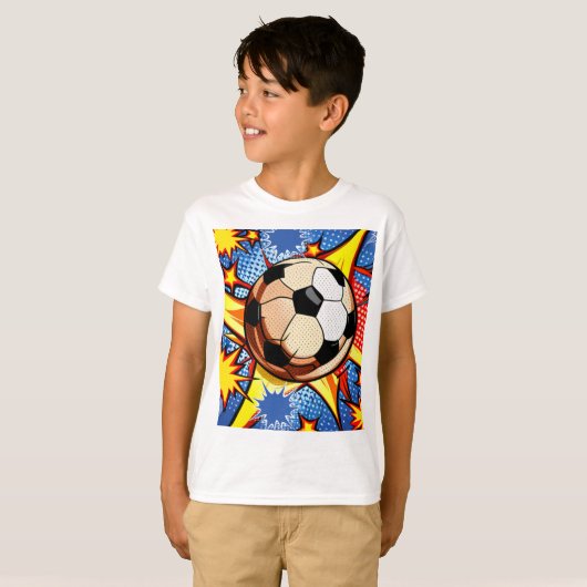 Voetbal Burst T-shirt (Voorkant volledig)