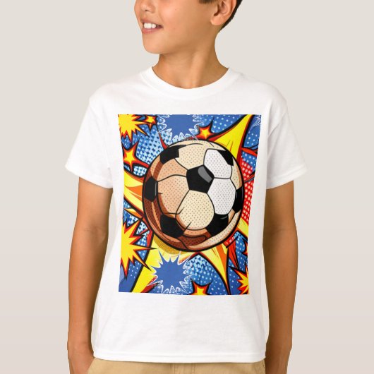 Voetbal Burst T-shirt (Voorkant)