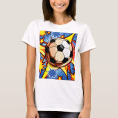Voetbal Burst T-shirt (Voorkant)
