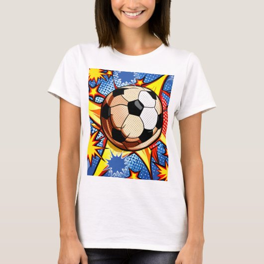 Voetbal Burst T-shirt (Voorkant)