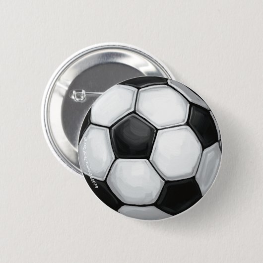 Voetbal Button (Voorkant /achterkant)