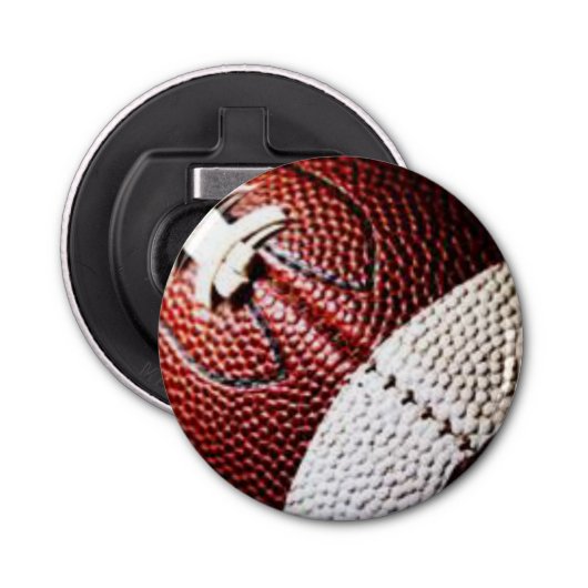 voetbal button flesopener (Voorkant)