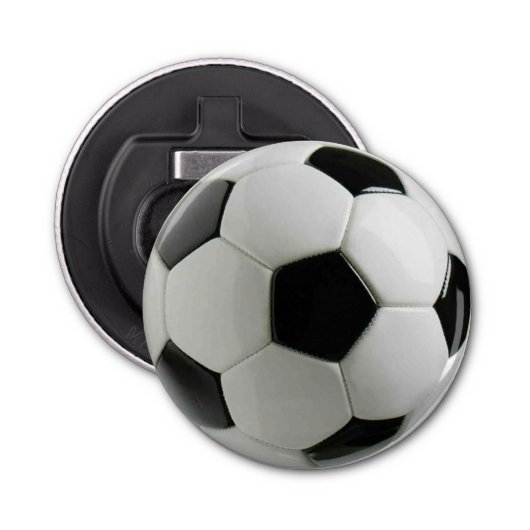 Voetbal Button Flesopener (Voorkant)