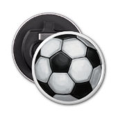Voetbal Button Flesopener (Voorkant)