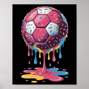 Voetbal Byll Drip Ijsje Drip Mannen Vrouwen Game S Poster