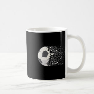 Voetbal Byll Grafisch Vrouwen Meisjes Voetbal Hart Koffiemok