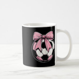 Voetbal Byll Roze Coquette Strikje Dainty Lint Mei Koffiemok
