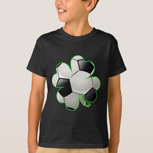 Voetbal Byll Shamrock Four Leaf Clover St Patrick' T-shirt (Voorkant)