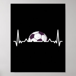 Voetbal Bylls Game Training Sport Voetbal Hartslag Poster