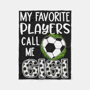 Voetbal cadeau, mijn favoriete spelers noemen me G Fleece Deken