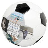 Voetbal cadeau voor de verjaardag van Vaderdag / p (Drie kwart)