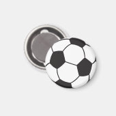 Voetbal cadeau voor sportteam fan magneet (Voorkant / Achterkant)
