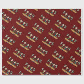 Voetbal Cadeaupapier (Vlak)