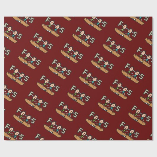 Voetbal Cadeaupapier (Vlak)