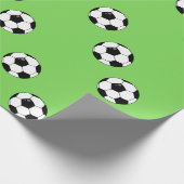 Voetbal Cadeaupapier (Hoek)
