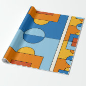 Voetbal Cadeaupapier (Uitgerold)